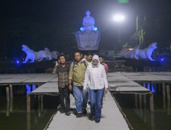 Pertunjukan Air Mancur Terpaksa Ditunda Debit Air Terbatas, Pemkab Purwakarta Prioritaskan Untuk Persawahan
