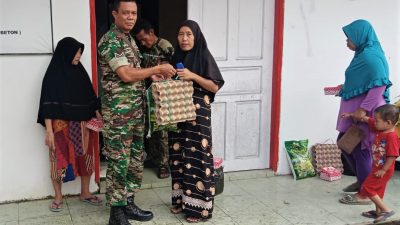 Babinsa Loa Duri Ulu, Pastikan Penyaluran Bantuan Sudah Tepat Sasaran