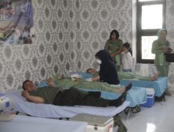 Kodim 0619 Purwakarta Merayakan HUT ke-78 TNI dengan Giat Olahraga, Bazar, Donor Darah, dan Bakti Kesehatan