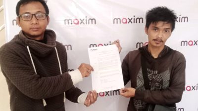 YPSSI Berikan Santunan Kepada Pengemudi Maxim Lebih dari Rp 10,000,000 di Tasikmalaya
