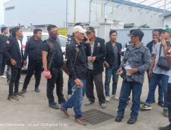 Ratusan Masa Dari Ormas Banaspati dan Grib Jaya Grudug PT. JWS MITSUYOSHI