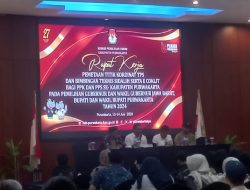 KPU Purwakarta Gelar Rapat Kerja Pemetaan titik koordinat TPS dan bimbingan teknis Sidalih serta e-Coklit