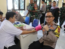 Bakti Kesehatan Jelang HUT Bhayangkara Ke-78, Polres Purwakarta Gelar Donor Darah