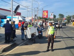 Ratusan Kendaraan Terjaring dalam Operasi Gabungan di Purwakarta