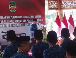 Proses Penyegaran dan Penataan, Pj Bupati Purwakarta Lantik 199 Pejabat