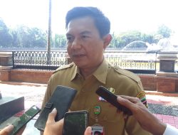 Sekda Purwakarta Norman Nugraha Mengecek Kesiapan Air Mancur Sri Baduga