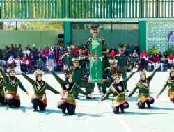 Babinsa dan Persit Koramil Kepohbaru Bojonegoro Juarai Lomba Joget Komando