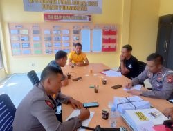Jelang Pertadingan Bekasi City FC VS Persiraja Banda Aceh Di Stadion Purnawarman, Polres Purwakarta Lakukan Rakor