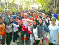Olahraga Bersama, Langkah Awal Calon Gubernur Jabar Ahmad Syaikhu Sapa Masyarakat Purwakarta