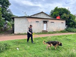Polres Purwakarta Terjunkan Anjing Pelacak Untuk Ungkap Pelaku Curanmor