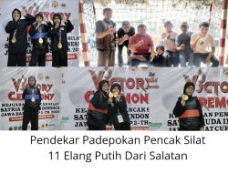 Padepokan Pencak Silat 11 Elang Putih Sukses Raih Prestasi di Kejuaraan SMI Jabar Cup 3 Sabet 7 Medali Emas