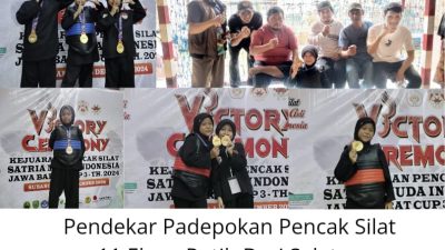 Padepokan Pencak Silat 11 Elang Putih Sukses Raih Prestasi di Kejuaraan SMI Jabar Cup 3 Sabet 7 Medali Emas