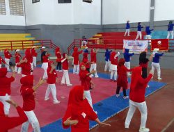 Lomba Senam Tera Indonesia Semarakan Jambore KORMI Kabupaten Purwakarta