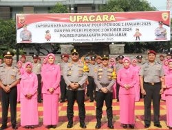 Awal 2025, Puluhan Personel Polres Purwakarta Dapat Kado Spesial
