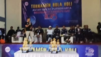 Turnamen Voli Antar-SMU di Purwakarta Resmi Ditutup, SMU Darangdan dan SMU 3 Purwakarta Raih Juara Pertama
