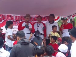 Jalan Sehat Meriahkan HUT RI ke-80 di Desa Marancang