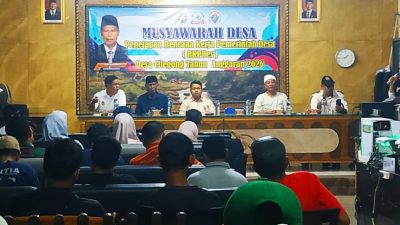 Desa Cilegong Tetapkan RKPDes 2026, Tiga Titik Pembangunan Jadi Prioritas