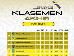 Tim Putri Purwakarta Lolos Sebagai Juara Grup A Usai Tekuk Bandung Barat 5-1