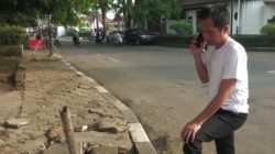 Kurang Peka, DPUTR Purwakarta Ditegur Bupati soal Kerusakan Trotoar