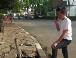 Kurang Peka, DPUTR Purwakarta Ditegur Bupati soal Kerusakan Trotoar