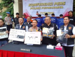 Polres Purwakarta Ringkus 6 Pelaku Curanmor Lintas Kabupaten