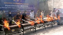 Bea Cukai Purwakarta Musnahkan Barang Bukti Inkracht Senilai Rp 8 Miliar