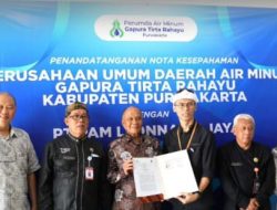 Dorong Kualitas Air Bersih, Perumda Gapura Tirta Rahayu Jalin Sinergi dengan PT PAM Lyonnaise Jaya