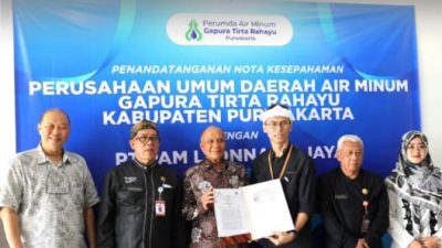 Dorong Kualitas Air Bersih, Perumda Gapura Tirta Rahayu Jalin Sinergi dengan PT PAM Lyonnaise Jaya