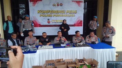 Polres Purwakarta Ungkap Kasus Kriminal Awal 2026, 5 Residivis Pencurian Rumah Mewah Ditangkap
