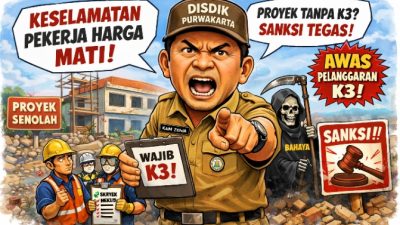 Disdik Purwakarta Tegaskan Komitmen K3 dalam Proyek Pembangunan Sekolah